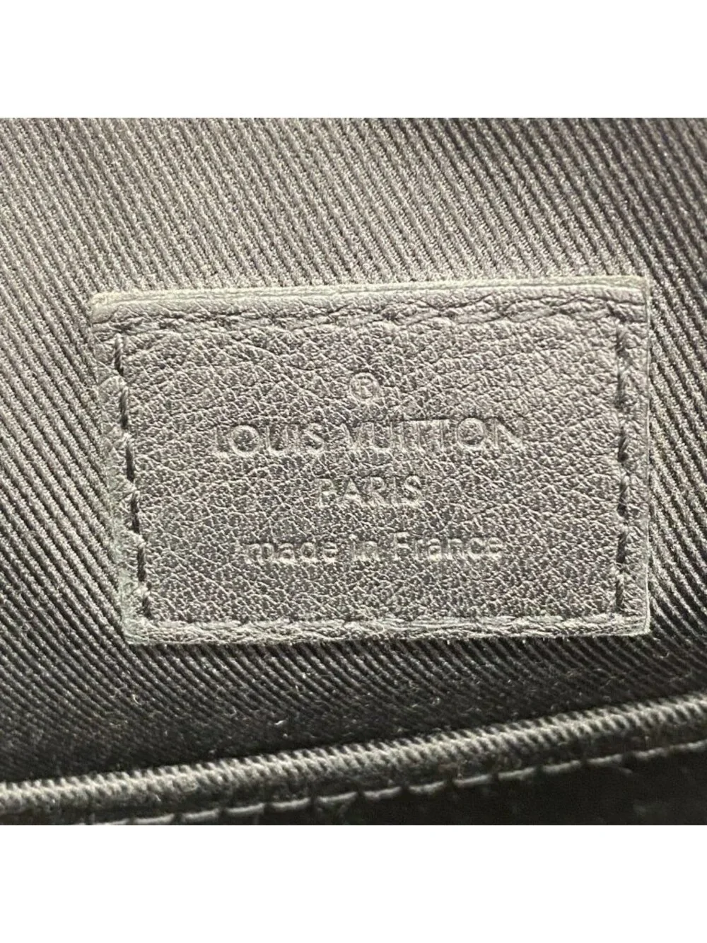 Louis Vuitton Shoulder Bag Monogram Shadow Trio Messenger Black